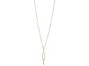 (取寄) ドギャード レディース モダン スリー リトル ウィッシズ ウィズ リンクス ネックレス Dogeared women Dogeared Modern Three Little Wishes with Links Necklace Gold Dipped