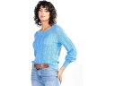 () nbgC fB[X t[ |Ce[ Z[^[ - AY[ Hatley women Hatley Floral Pointelle Sweater - Azure Azure