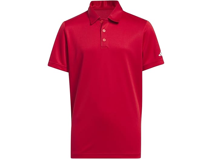 (取寄) アディダス ゴルフ キッズ ボーイズ パフォーマンス ポロ シャツ (リトル キッズ/ビッグ キッズ) adidas Golf Kids boys adidas Golf Kids Performance Polo Shirt (Little Kids/Big Kids) Collegiate Red