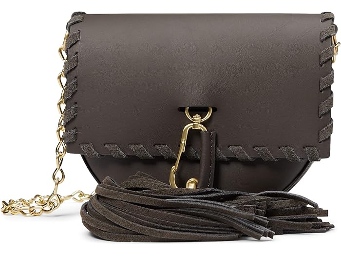 (取寄) ザックポーゼン レディース ビレイ ミニ サドル クロスボディ - フリンジ ZAC Zac Posen women ZAC Zac Posen Belay Mini Saddle Crossbody - Fringe Oak