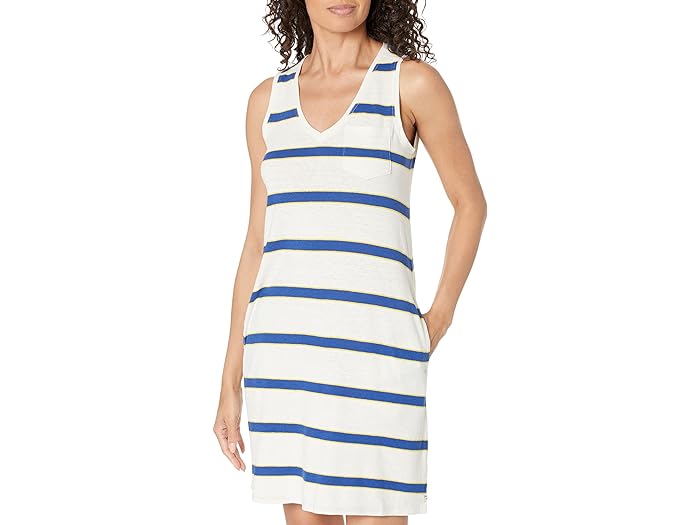 () g[hAhR[ fB[X O ^N hX Toad&Co women Toad&Co Grom Tank Dress Egret Wide Stripe