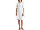 ラルフローレン (取寄) ローレン ラルフローレン レディース カラード シフト ドレス LAUREN Ralph Lauren women LAUREN Ralph Lauren Collared Shift Dress White