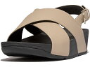 () tBbgtbv fB[X  NXobN Xgbv T_ - U[ FitFlop women FitFlop Lulu Cross-Back Strap Sandals - Leather Latte Beige