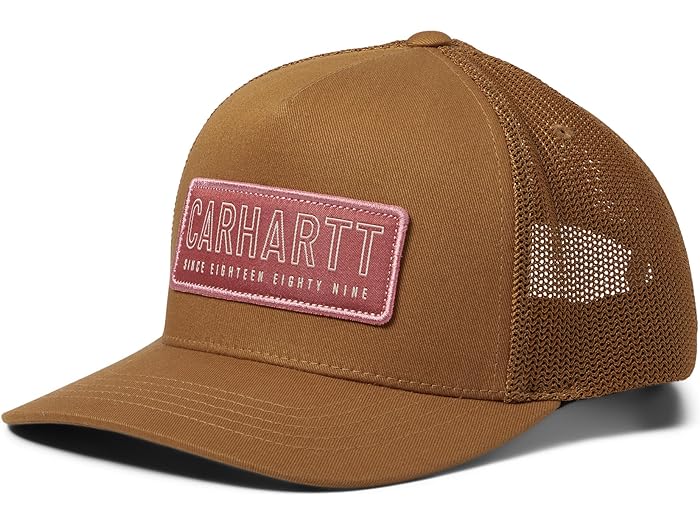 () ϡ  饮å եå Х å-Хå 1889 ѥå å ˹ Carhartt men Rugged Flex Canvas Mesh-Back 1889 Patch Cap Carhartt Brown