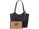 () R[` fB[X |bV yu U[ fC g[g COACH women COACH Polished Pebble Leather Day Tote Black