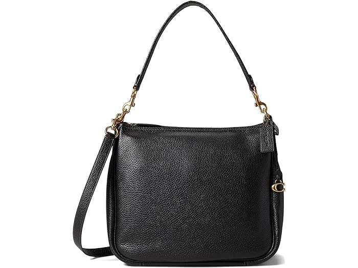 (取寄) コーチ レディース ソフト ペブル レザー ケーリー ショルダー バッグ COACH women COACH Soft Pebble Leather Cary Shoulder Bag Black