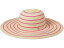 (取寄) ローレン ラルフローレン レディース ストライプド サン ハット LAUREN Ralph Lauren women LAUREN Ralph Lauren Striped Sun Hat Natural/Fuchsia