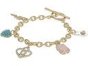 () [ t[ fB[X n[g `[t `[ tbNX uXbg LAUREN Ralph Lauren women LAUREN Ralph Lauren Heart Motif Charm Flex Bracelet Two-Tone/Multi