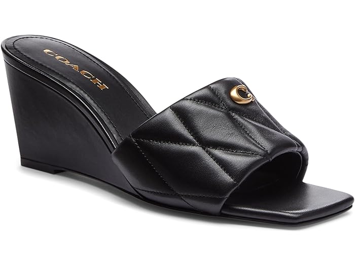 (取寄) コーチ レディース エマ ウェッジ COACH women COACH Emma Wedge Black