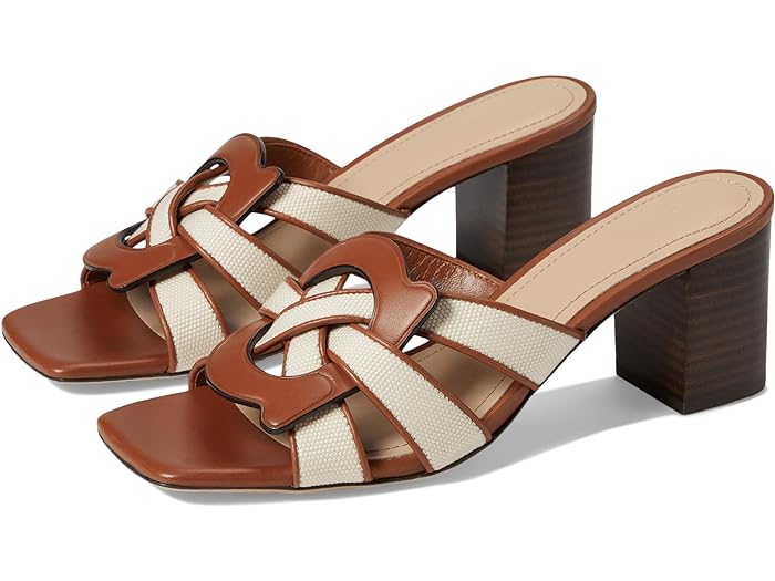 楽天スウィートラグ（取寄） コーチ レディース ニッキ キャンバス サンダル COACH women COACH Nikki Canvas Sandal Chalk Burnished Amber