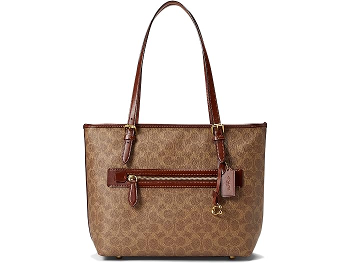 () R[` fB[X R[ebh LoX VOj`[ eC[ g[g COACH women COACH Coated Canvas Signature Taylor Tote Tan Rust