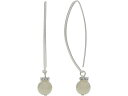 (取寄) ローレン ラルフローレン レディース ロープ スレッダー ウィズ パール ドロップ イヤリングス LAUREN Ralph Lauren women LAUREN Ralph Lauren Rope Threader with Pearl Drop Earrings Silver/White Pearl/Crystal