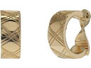 () [ t[ fB[X 15 E ^[^ t[v COX LAUREN Ralph Lauren women LAUREN Ralph Lauren 15 mm Tartan Hoop Earrings Gold