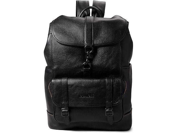 (取寄) コーチ メンズ キャリッジ バックパック イン ベジタブル タンド レザー COACH men COACH Carriage Backpack in Vegetable Tanned Leather Black