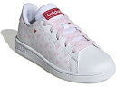 () AfB_X LbY K[Y Ahoe[W (g Lbh/rbO Lbh) adidas Kids girls adidas Kids Advantage (Little Kid/Big Kid) White/Clear Pink/Better Scarlet