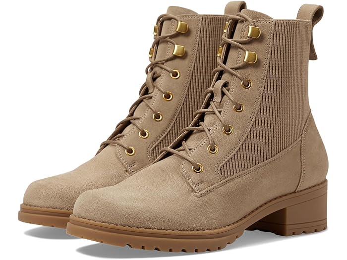 (取寄) コールハーン レディース カメラ ウォータープルーフ コンバット ブート リ Cole Haan women Cole Haan Camea Waterproof Combat Boot II Dark Latte Waterproof Suede