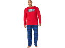 () GGr[ Y Lv pW} Zbg g[ L.L.Bean men L.L.Bean Camp Pajamas Set Tall Nautical Red