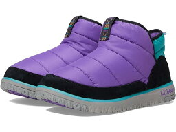 (取寄) エルエルビーン レディース マウンテン クラシック キルテッド ブーティ L.L.Bean women L.L.Bean Mountain Classic Quilted Bootie Black/Bright Purple