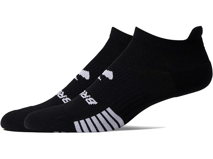 (取寄) ブルックス ゴースト ライト ノー ショー ソックス 2-パック Brooks Ghost Lite No Show Socks 2-Pack Black