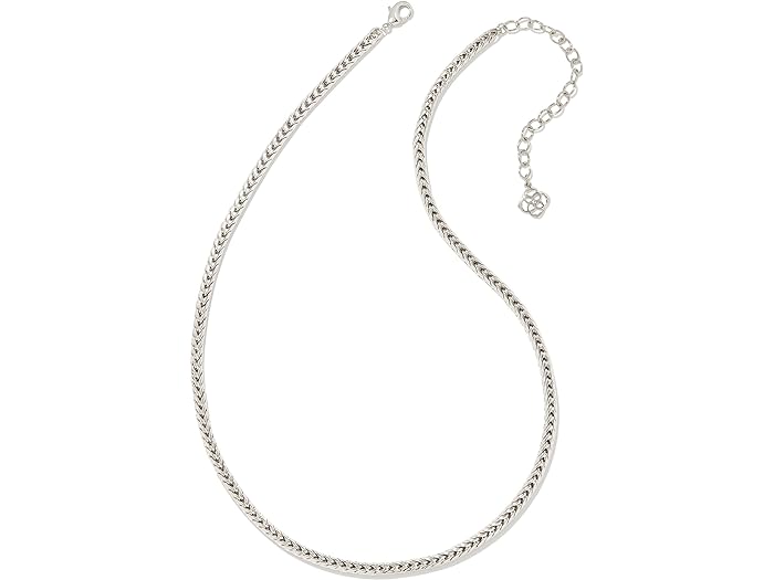 () PhXRbg fB[X LY[ `FC lbNX Kendra Scott women Kendra Scott Kinsley Chain Necklace Silver