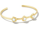 () PhXRbg fB[X X[W[ Jt uXbg Kendra Scott women Kendra Scott Susie Cuff Bracelet Gold Bright White Opal