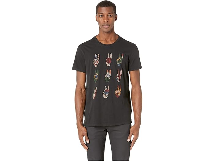 (取寄) ジョン バルベイトス メンズ マルチ ピース ハンド KG4261V1B John Varvatos men Multi Peace Hand KG4261V1B Black