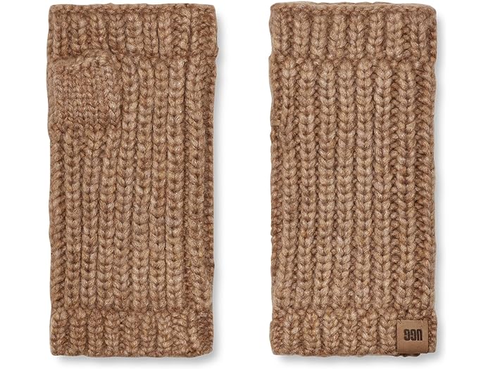 (取寄) アグ レディース チャンキー フィンガーレス ミトン UGG women UGG Chunky Fingerless Mitten Camel