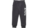 () n[[ LbY {[CY t[X WK[ pc (gh[) Hurley Kids boys Hurley Kids Fleece Jogger Pants (Toddler) Black Heather