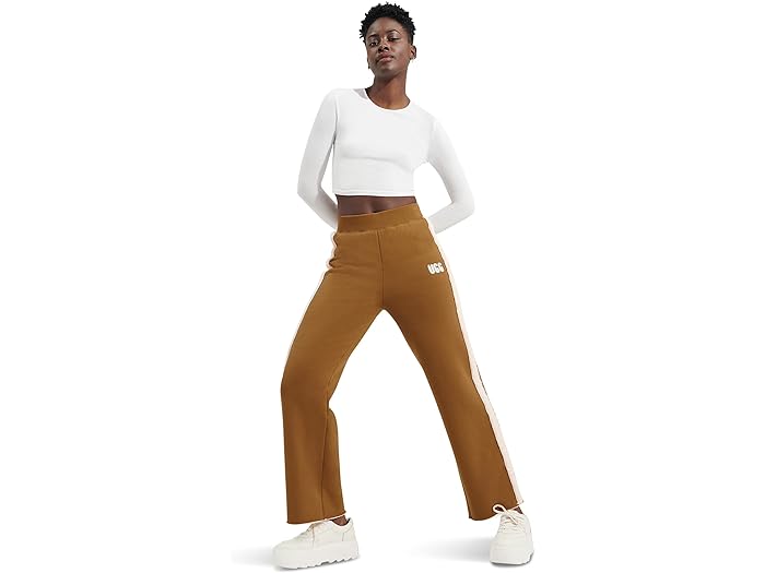 (取寄) アグ レディース ミャー ボンデッド フリース パンツ UGG women UGG Myah Bonded Fleece Pants Chestnut