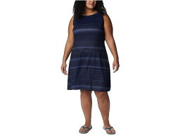 (取寄) コロンビア レディース プラス サイズ チル リバー プリンテッド ドレス Columbia women Columbia Plus Size Chill River Printed Dress Nocturnal/Horizons Stripe