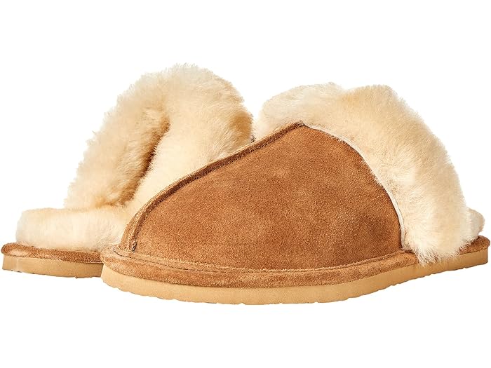 (取寄) ミネトンカ レディース シープスキン スライド Minnetonka women Minnetonka Sheepskin Slide Golden Tan