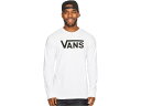 (取寄) バンズ メンズ クラシック L/S ティー Vans men Vans Vans Classic L/S Tee White/Black