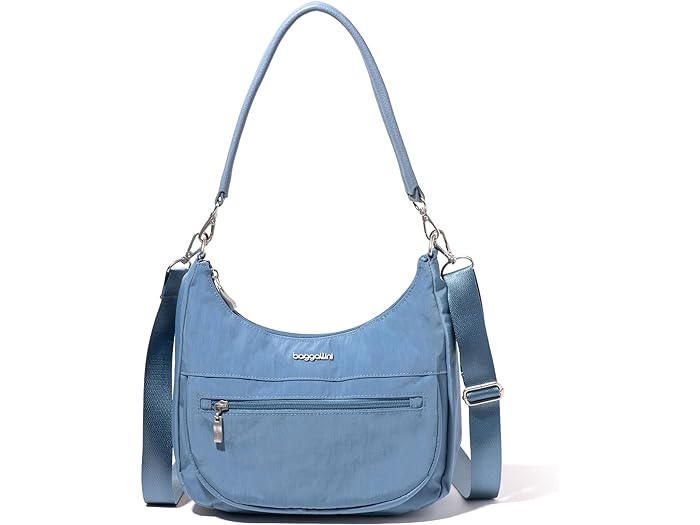 () obK[j fB[X _ |Pbg n[t [ obO Baggallini women Baggallini Modern Pocket Half Moon Bag Cornflower