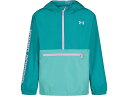 () A_[A[}[ LbY K[Y pbJu |bv I[o[ EBhu[J[ (rbO Lbh) Under Armour Kids girls Under Armour Kids Packable Pop Over Windbreaker (Big Kid) Circuit Teal