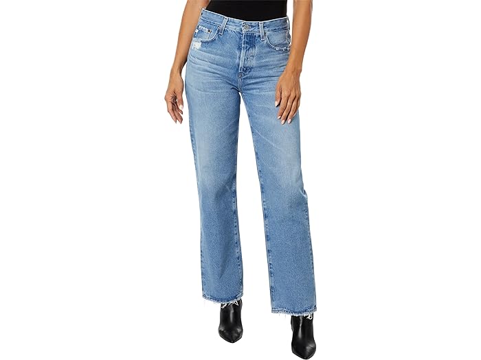 (取寄) AGジーンズ レディース クローブ ハイウエスト リラックスド-フィット ビンテージ ストレート イン 19 イヤーズ トライベッカ AG Jeans women AG Jeans Clove High-Waisted Relaxed Vintage Straight in 19 Years Tribeca 19 Years Tribeca