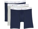 (取寄) トミーヒルフィガー メンズ コットン クラシックス ボクサー ブリーフ 3-パック Tommy Hilfiger men Tommy Hilfiger Cotton Classics Boxer Brief 3-Pack Dark Navy