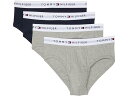 (取寄) トミーヒルフィガー メンズ コットン クラシックス ブリーフ 4-パック Tommy Hilfiger men Cotton Classics Brief 4-Pack Multi
