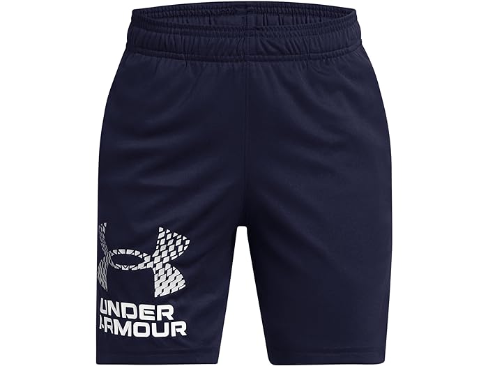 () A_[A[}[ LbY LbY ebN S V[c (rbO LbY) Under Armour Kids kids Under Armour Kids Tech Logo Shorts (Big Kids) Midnight Navy/Mod Gray