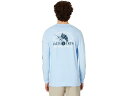 () \eB N[ Y bg Nu NVbN O X[u eB[ Salty Crew men Salty Crew Yacht Club Classic Long Sleeve Tee Light Blue