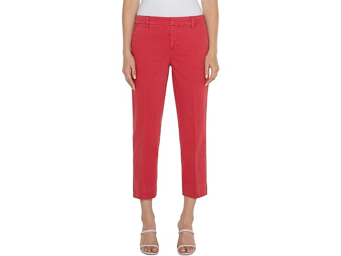 ȥ饰㤨( Хס󥼥륹 ǥ 륷 å ߥåɥ饤 ȥ饦  å ե å ĥ 26 Liverpool Los Angeles women Liverpool Los Angeles Kelsey Crop Mid-Rise Trouser with Slit Soft Touch Twill 26