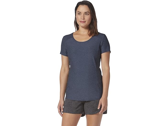 () CrY fB[X AMP Cg V[g X[u Royal Robbins women Royal Robbins Amp Lite Short Sleeve Navy Heather