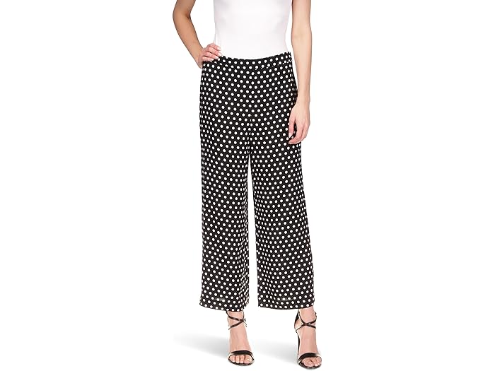 () }CPR[X fB[X |J hbg Ch bO pc MICHAEL Michael Kors women MICHAEL Michael Kors Polka Dot Wide Leg Pants Black/White