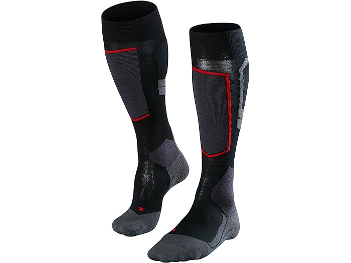 (取寄) ファルケ メンズ SK4 ウール アドバンス ニー ハイ スキーイング ソックス 1-ペア Falke men Falke SK4 Wool Advanced Knee High Skiing Socks 1-Pair Black Mix
