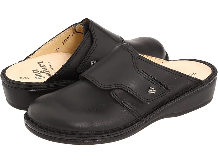 (取寄) フィン コンフォート レディース アウスゼー - 82526 Finn Comfort women Finn Comfort Aussee - 82526 Black Leather Soft Footbed