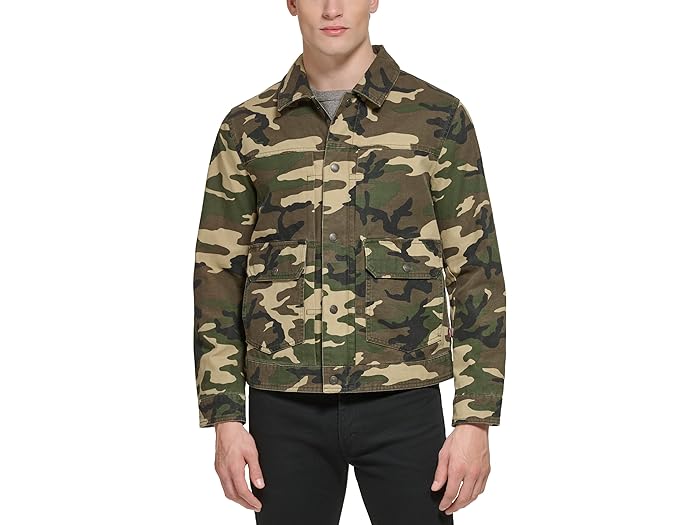 () ꡼Х  åȥ 桼ƥƥ 㥱å Levi's men Levi's Cotton Utility Jacket Camo