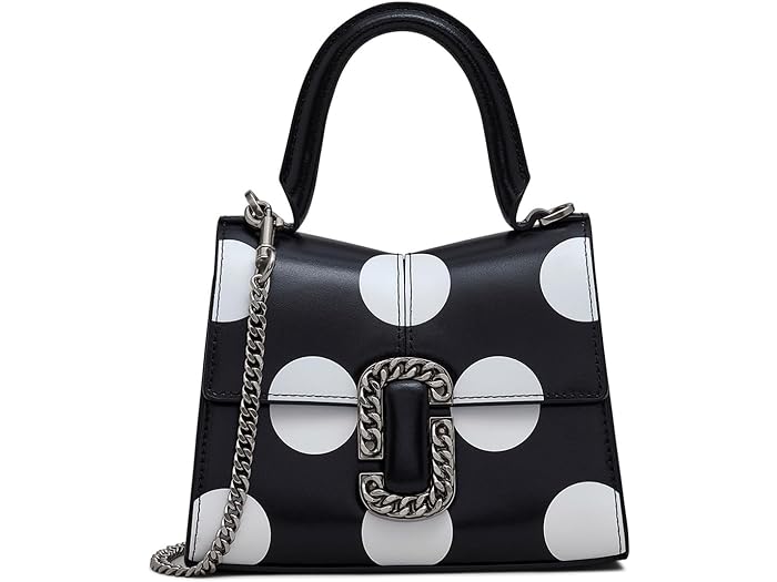 () }[NWFCRuX fB[X U X|bc ST. }[N ~j gbv nh Marc Jacobs women Marc Jacobs The Spots St. Marc Mini Top-Handle Black/White