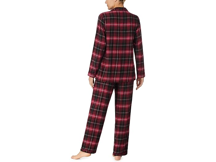 (取寄) アイリーン ウエスト レディース フランネル ノッチ カラー Pj Eileen West women Eileen West Flannel Notch Collar PJ Red Plaid 2