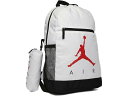 (取寄) ジョーダンキッズ ボーイズ エアー スクール バックパック (ビッグ キッズ) Jordan Kids boys Jordan Kids Air School Backpack (Big Kids) White