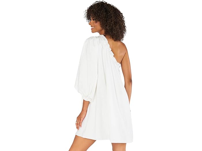 (取寄) ショウ ミー ユア ムームー レディース ハイ ボリューム ミニ ドレス Show Me Your Mumu women High Volume Mini Dress White Linen
