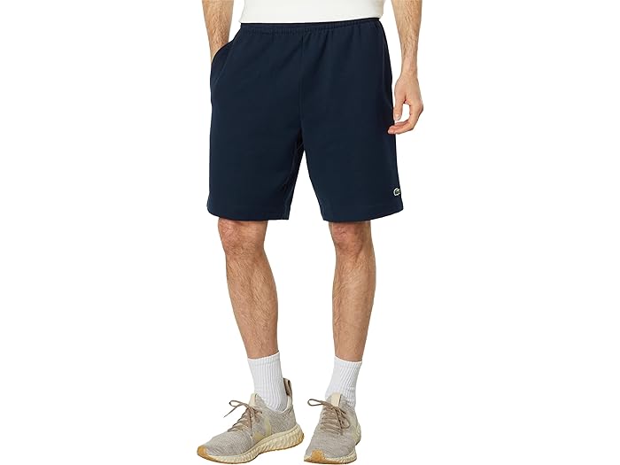 () 饳  å󥷥 åȥ ֥ 硼 Lacoste men Lacoste Essentials Cotton Blend Shorts Navy Blue
